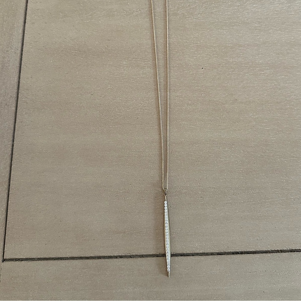 Banana Republic Gold Pendant Necklace